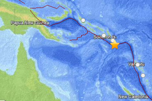 Solomon Islands Hit By 7.6 Magnitude Earthquake