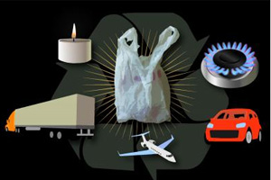 Plastic Bags Are Made From Petroleum And Can Recycled Into Diesel And Natural Gas