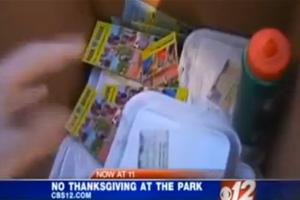 Church Group Kicked Out Of Public Park For Handing Out Thanksgiving Dinners To Homeless