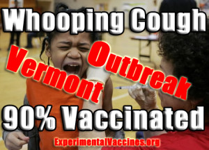 Vermont Whooping Cough Outbreak Involved 90% Vaccinated Kids