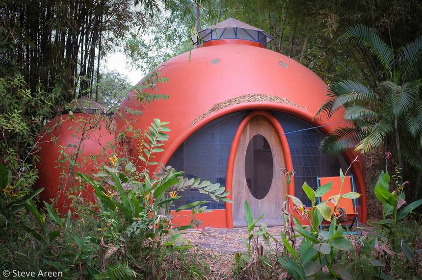Steve Areen's Beautiful Thailand Inexpensive Dome Home