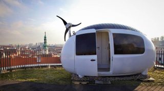 Self-Powered Ecocapsule Helps You Escape The Madness Of Modern Day Slavery Off-Grid