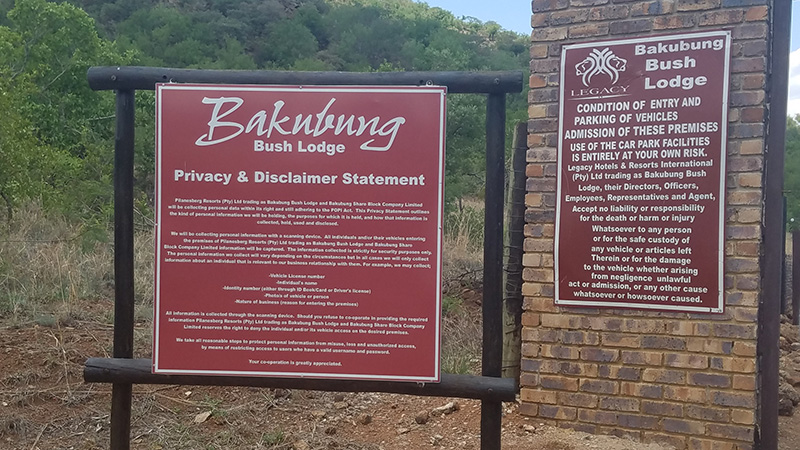 Arrived At Baknbung Bush Lodge In Pilanesberg Game Park